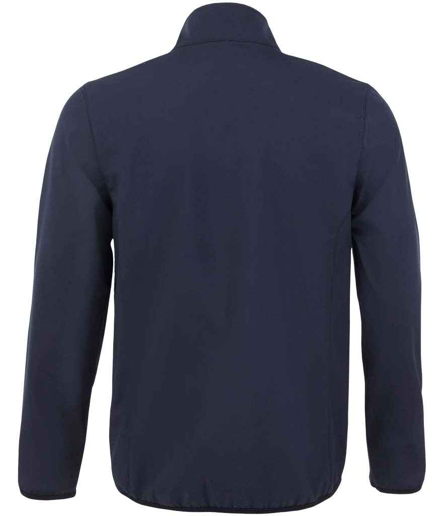 SOL'S Radian Soft Shell Jacket in Abyss Blue, back view