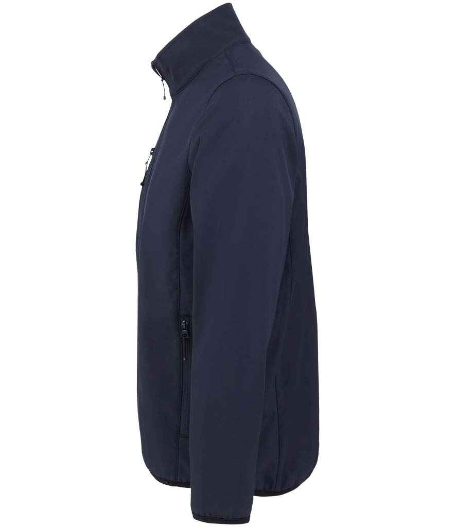 SOL'S Radian Soft Shell Jacket in Abyss Blue, side view