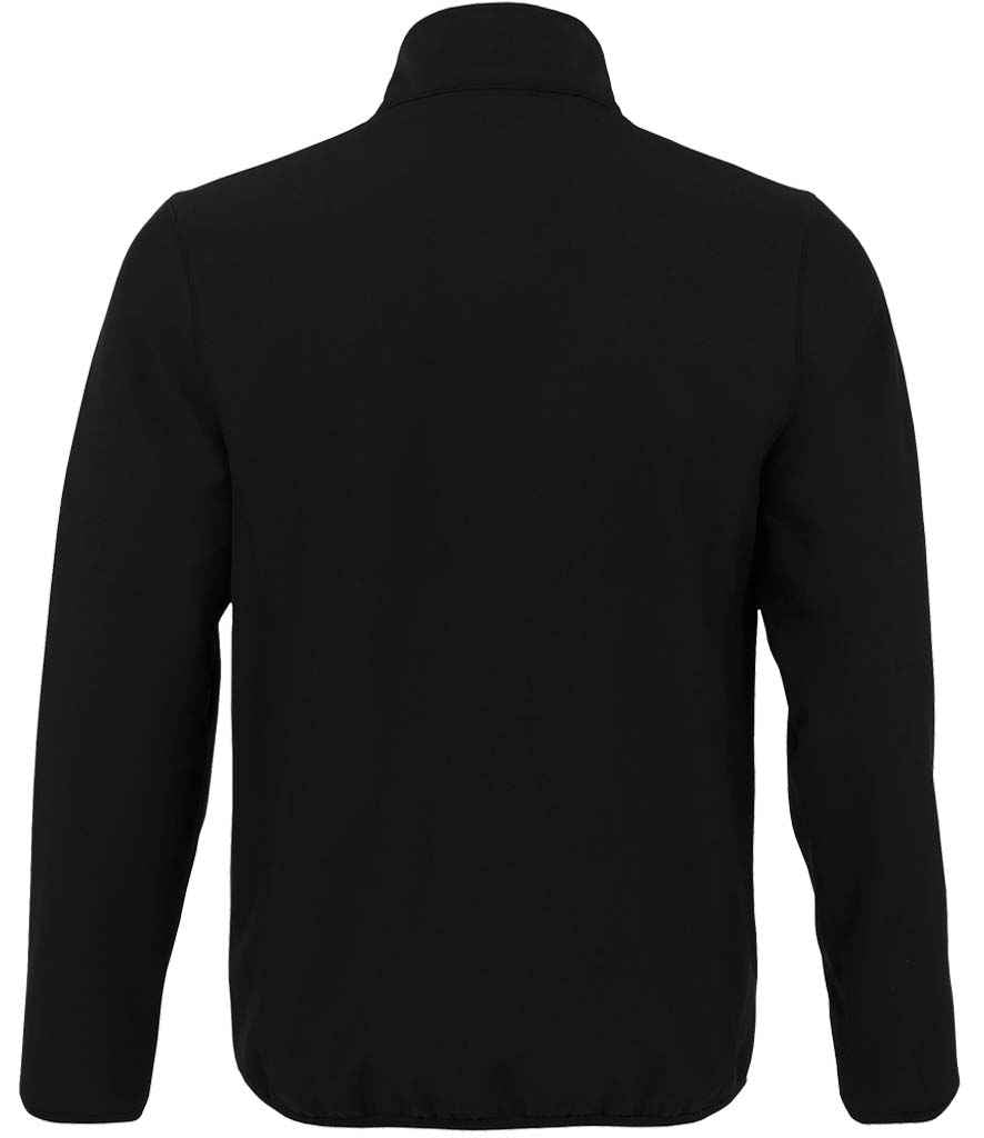 SOL'S Radian Soft Shell Jacket in Black, back view