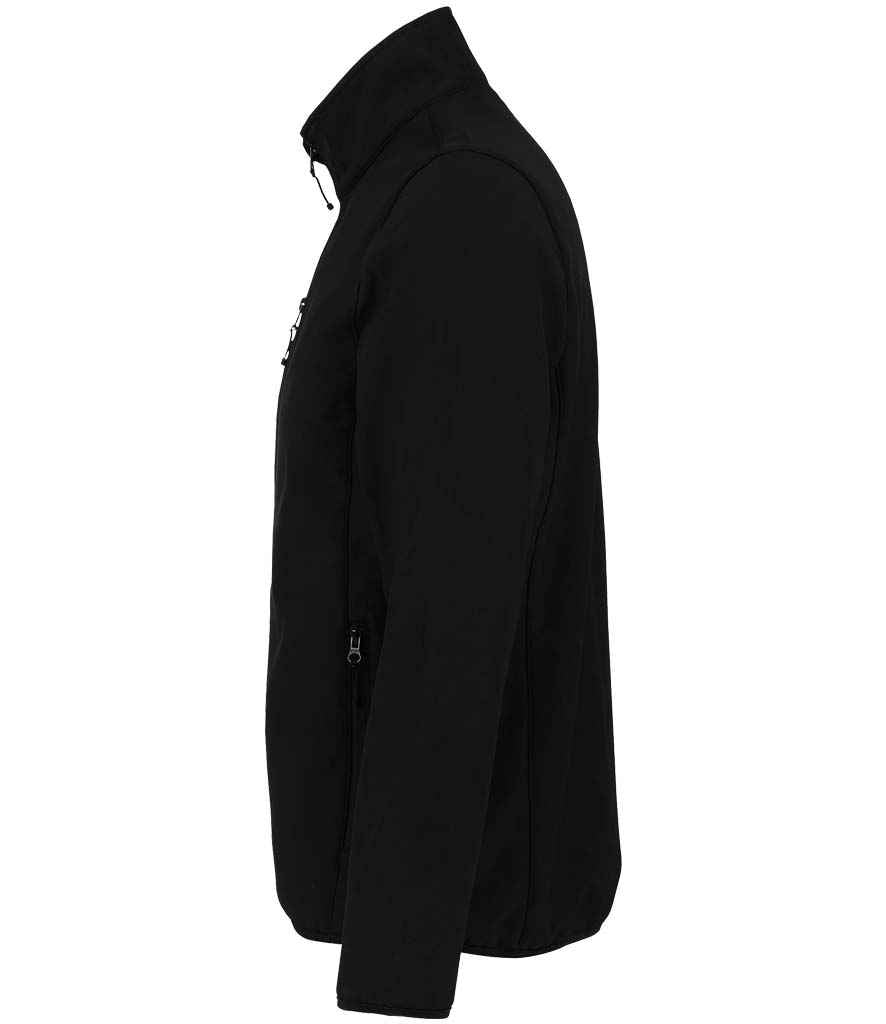 SOL'S Radian Soft Shell Jacket in Black, side view