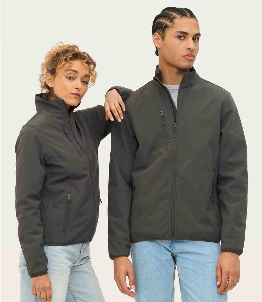 SOL'S Radian Soft Shell Jacket in Charcoal