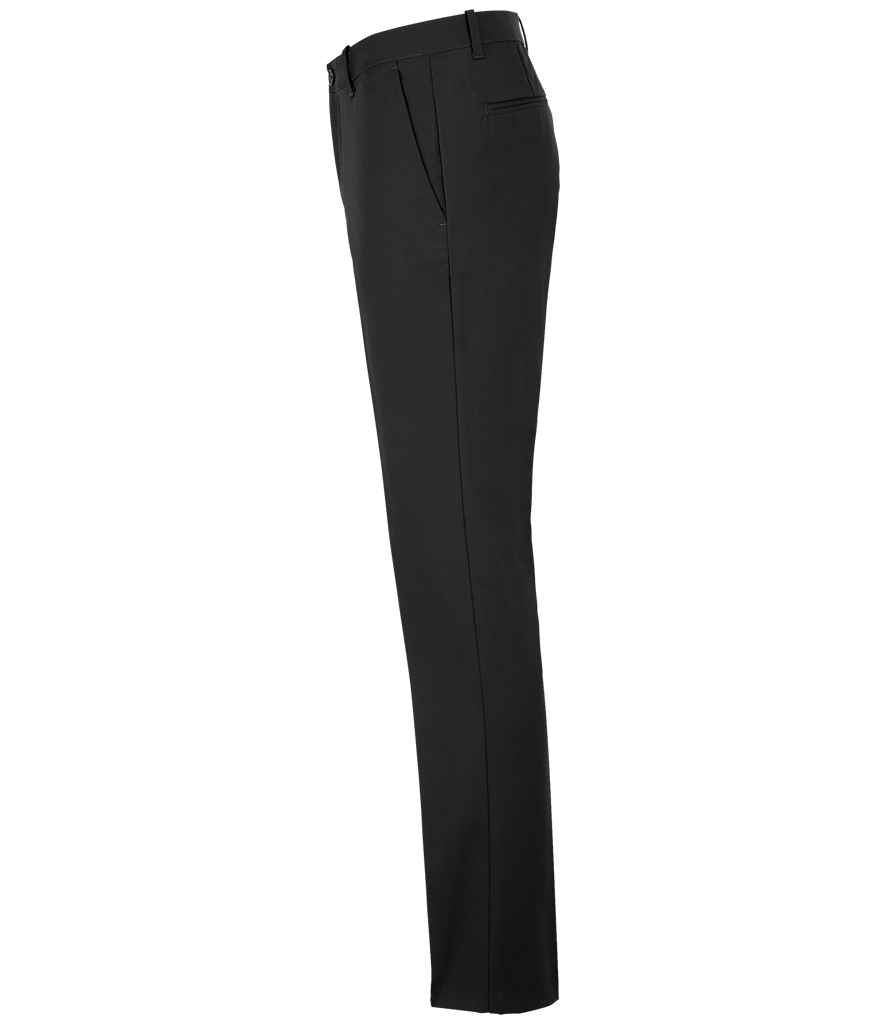NEOBLU Gabin Suit Trousers in Deep Black, side view