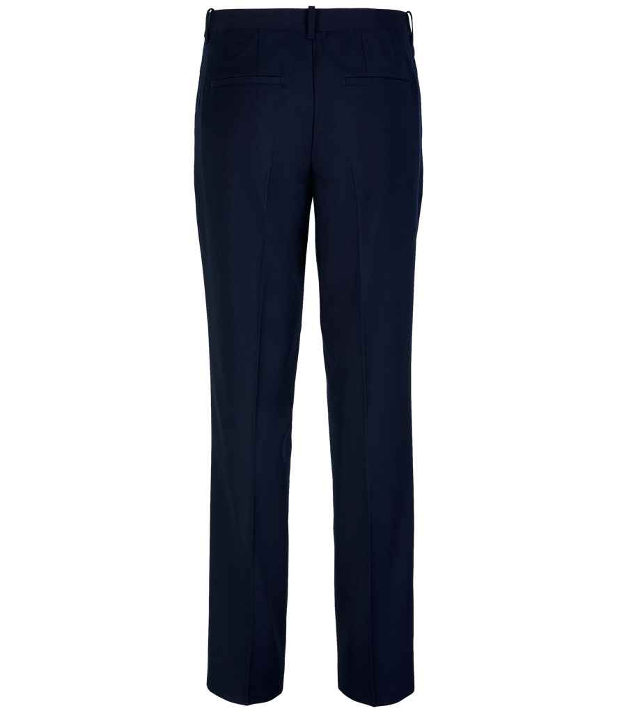 NEOBLU Ladies Gabin Suit Trousers in Night Blue, back view