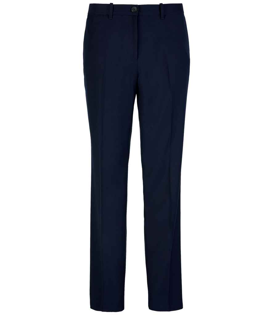 NEOBLU Ladies Gabin Suit Trousers in Night Blue, front view