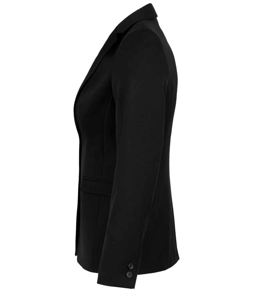 NEOBLU Ladies Marius Suit Jacket in Deep Black, side view