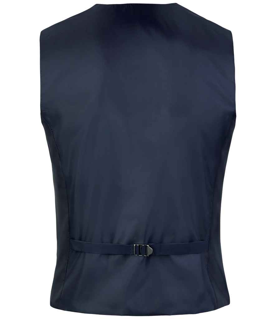 NEOBLU Max Suit Waistcoat in Night Blue, back view