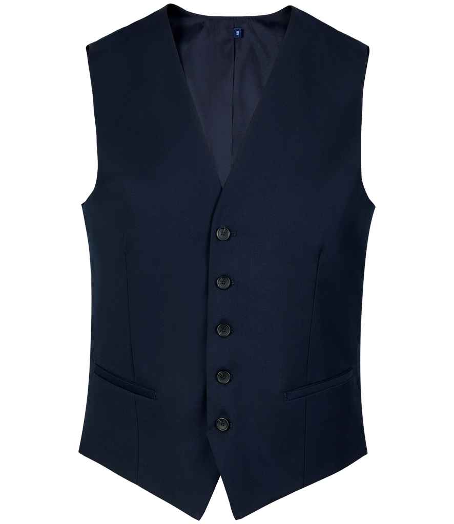 NEOBLU Max Suit Waistcoat in Night Blue, front view