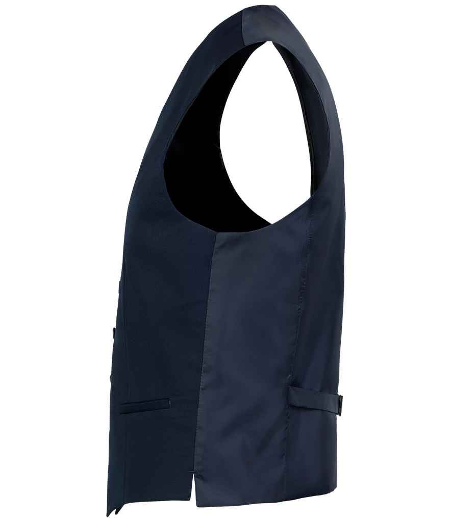 NEOBLU Max Suit Waistcoat in Night Blue, side view
