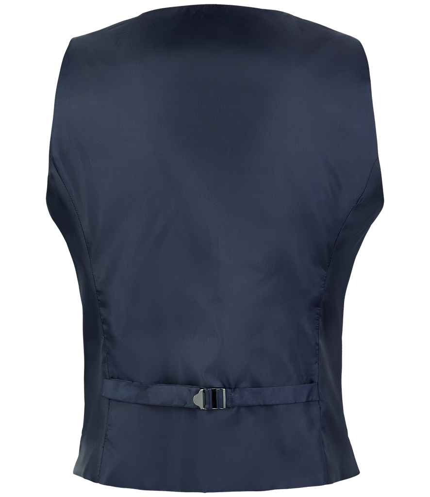 NEOBLU Ladies Max Suit Waistcoat in Night Blue, back view
