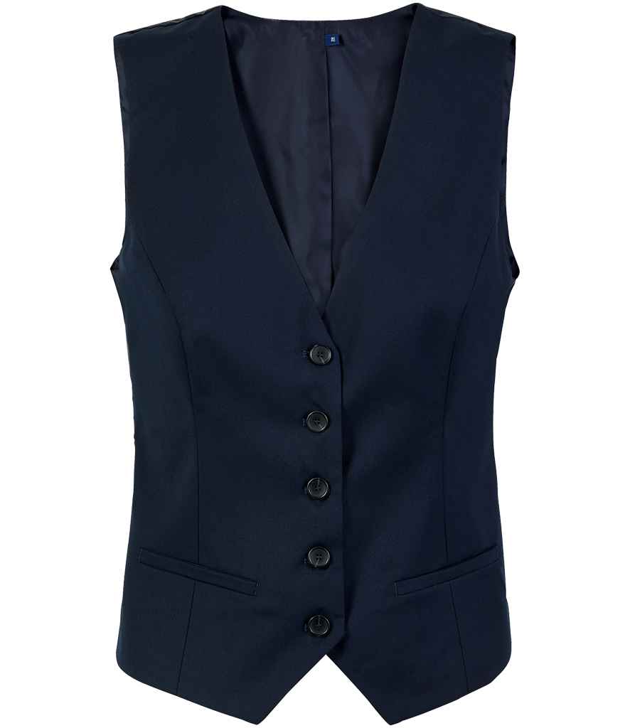NEOBLU Ladies Max Suit Waistcoat in Night Blue, front view