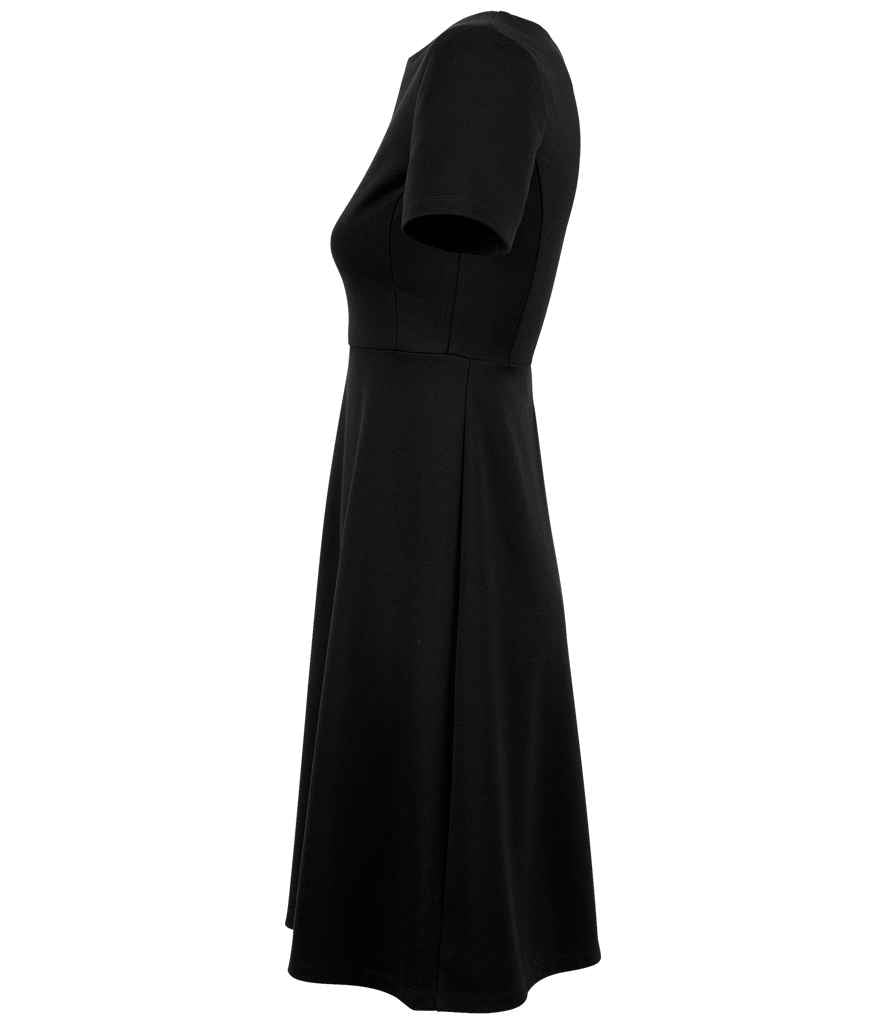 NEOBLU Ladies Camille Milano Dress in Deep Black, side view