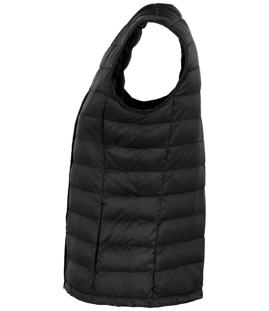 NEOBLU Arthur Lightweight Bodywarmer in Deep Black, side view