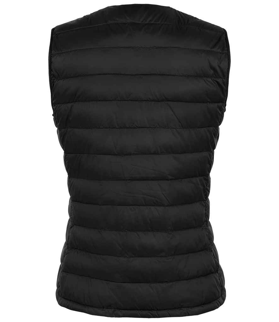 NEOBLU Ladies Arthur Lightweight Bodywarmer in Deep Black, back view