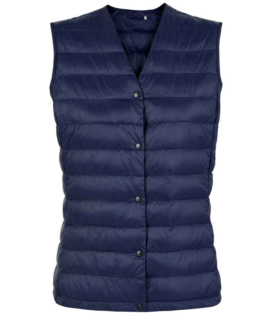 NEOBLU Ladies Arthur Lightweight Bodywarmer in Night Blue, front view