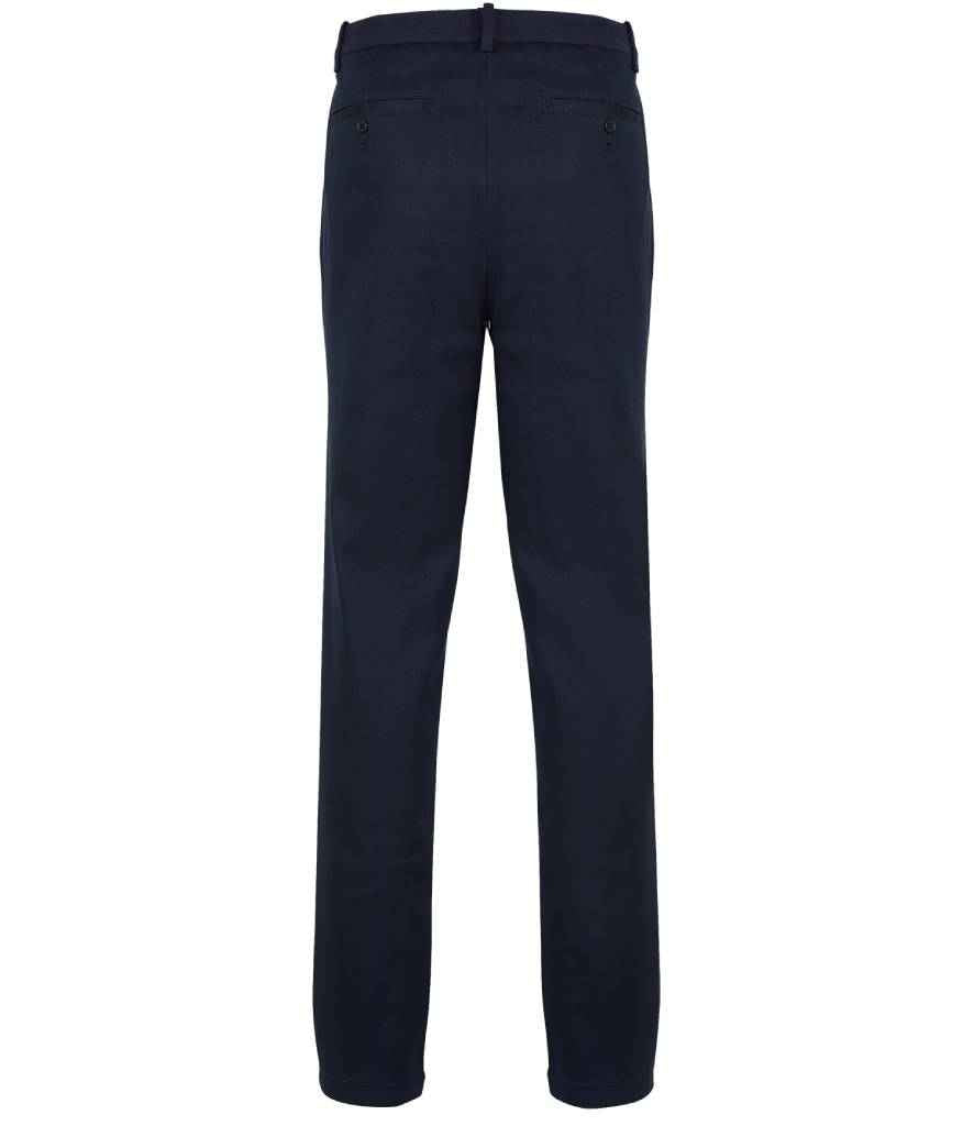 NEOBLU Gustave Chino Trousers in Night Blue, back view