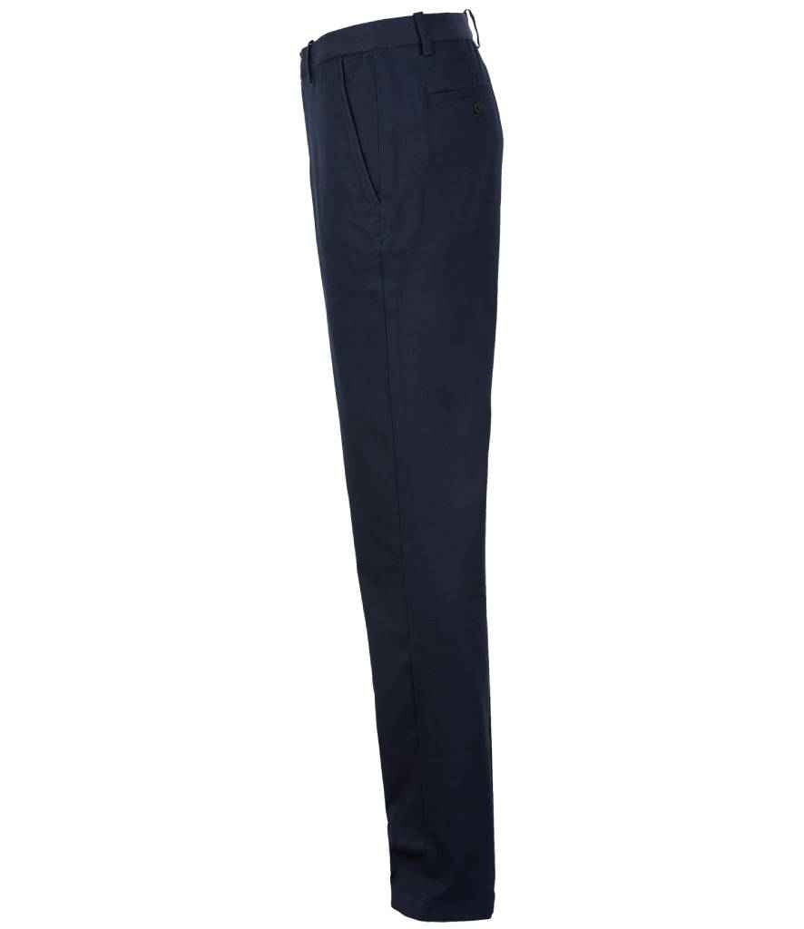 NEOBLU Gustave Chino Trousers in Night Blue, side view