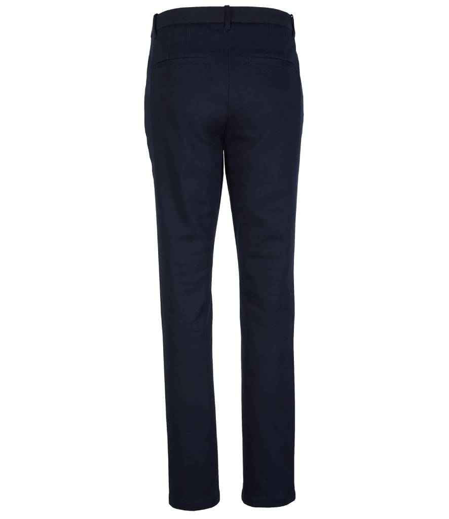 NEOBLU Ladies Gustave Chino Trousers in Night Blue, back view