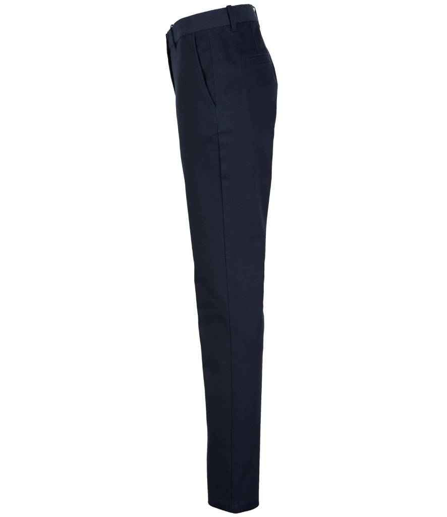 NEOBLU Ladies Gustave Chino Trousers in Night Blue, side view