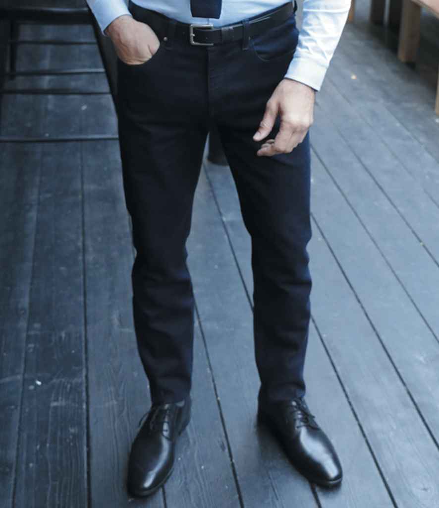 NEOBLU Gaspard Stretch Jeans in Deep Black