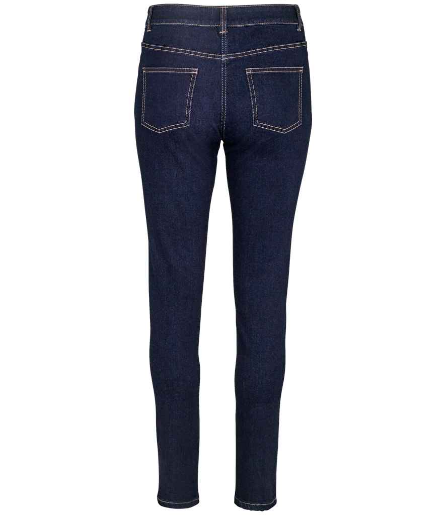 NEOBLU Ladies Gaspard Stretch Jeans in Brut Denim, back view