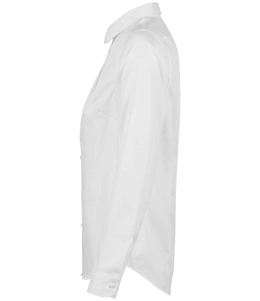 NEOBLU Ladies Blaise Long Sleeve Shirt in Optic White, side view