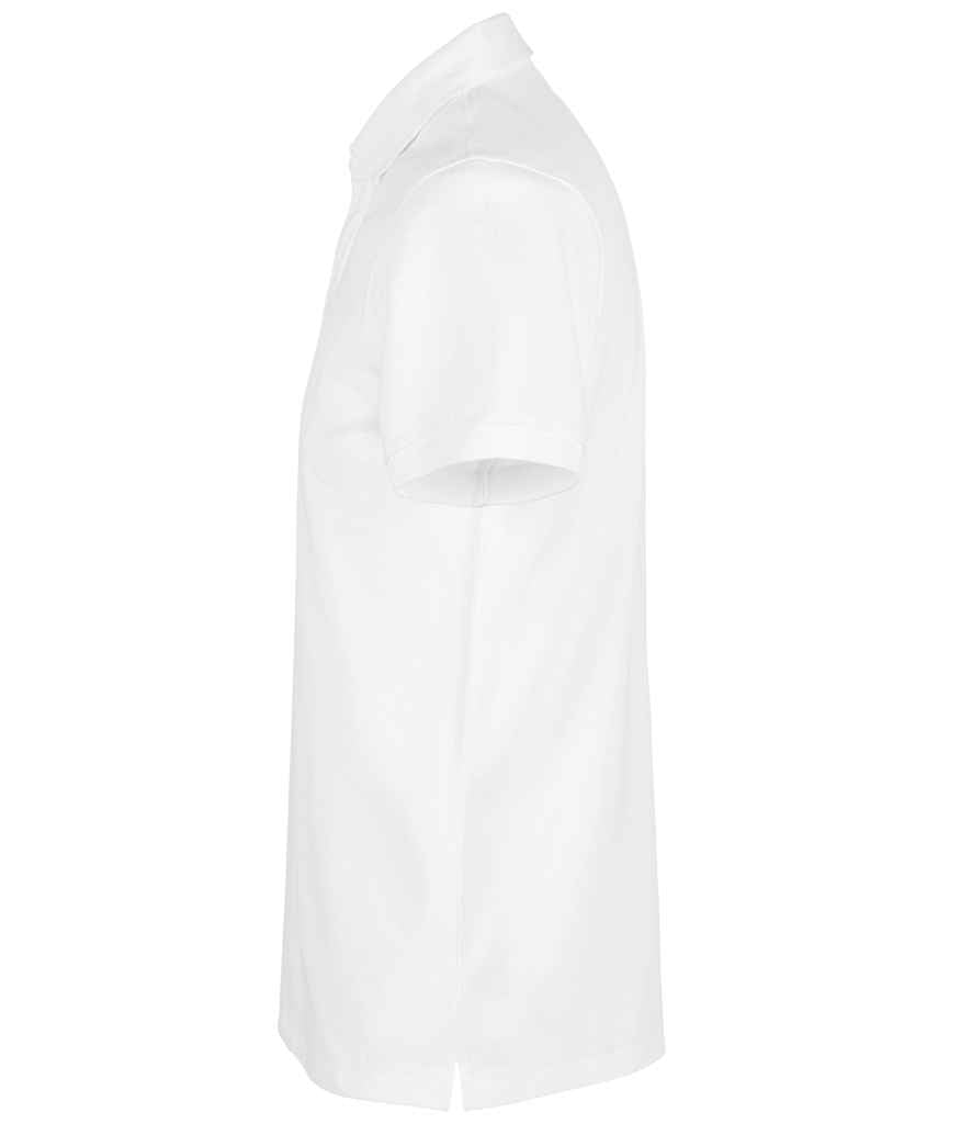 NEOBLU Owen Piqué Polo Shirt in Optic White, side view