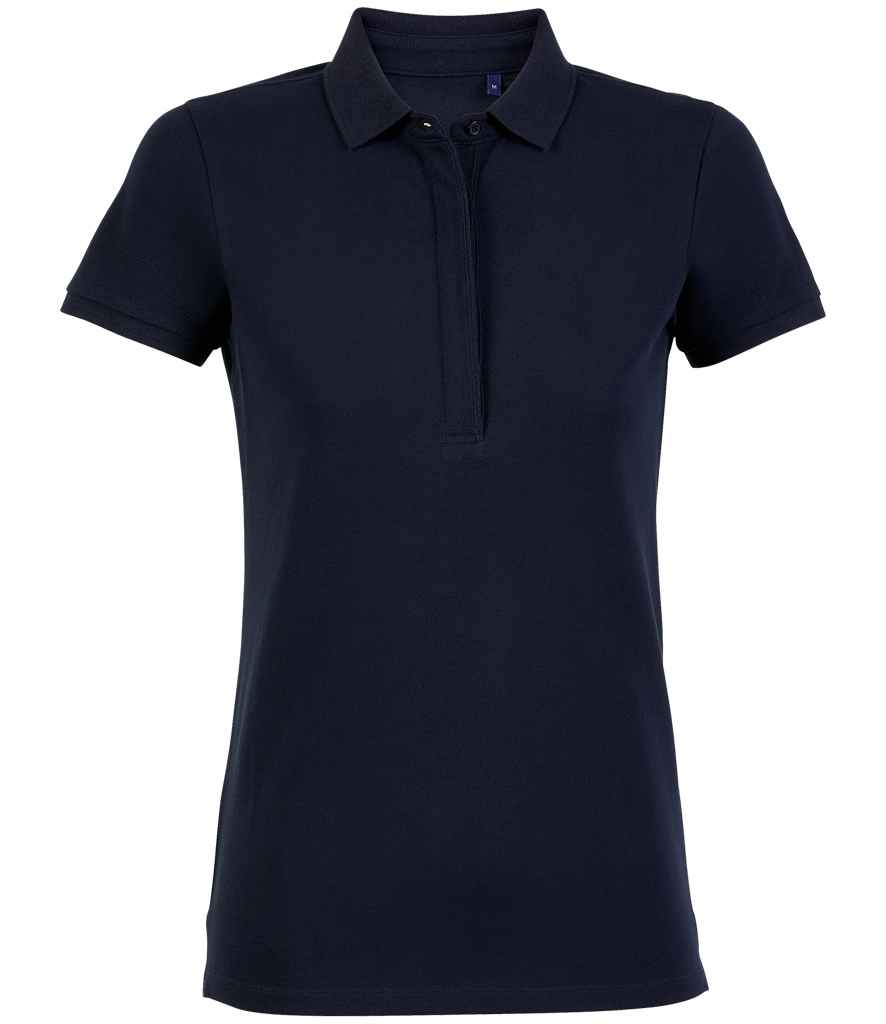 NEOBLU Ladies Owen Piqué Polo Shirt in Night Blue, front view