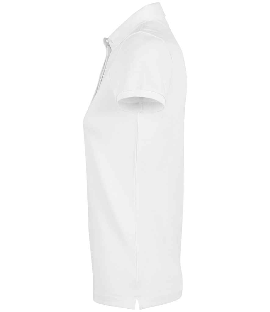 NEOBLU Ladies Owen Piqué Polo Shirt in Optic White, side view