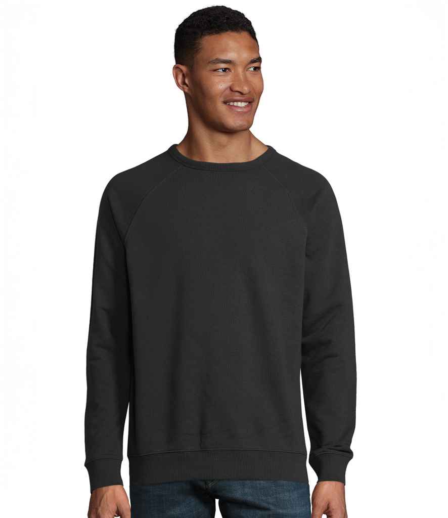 NEOBLU Nelson French Terry Sweatshirt in Deep Black