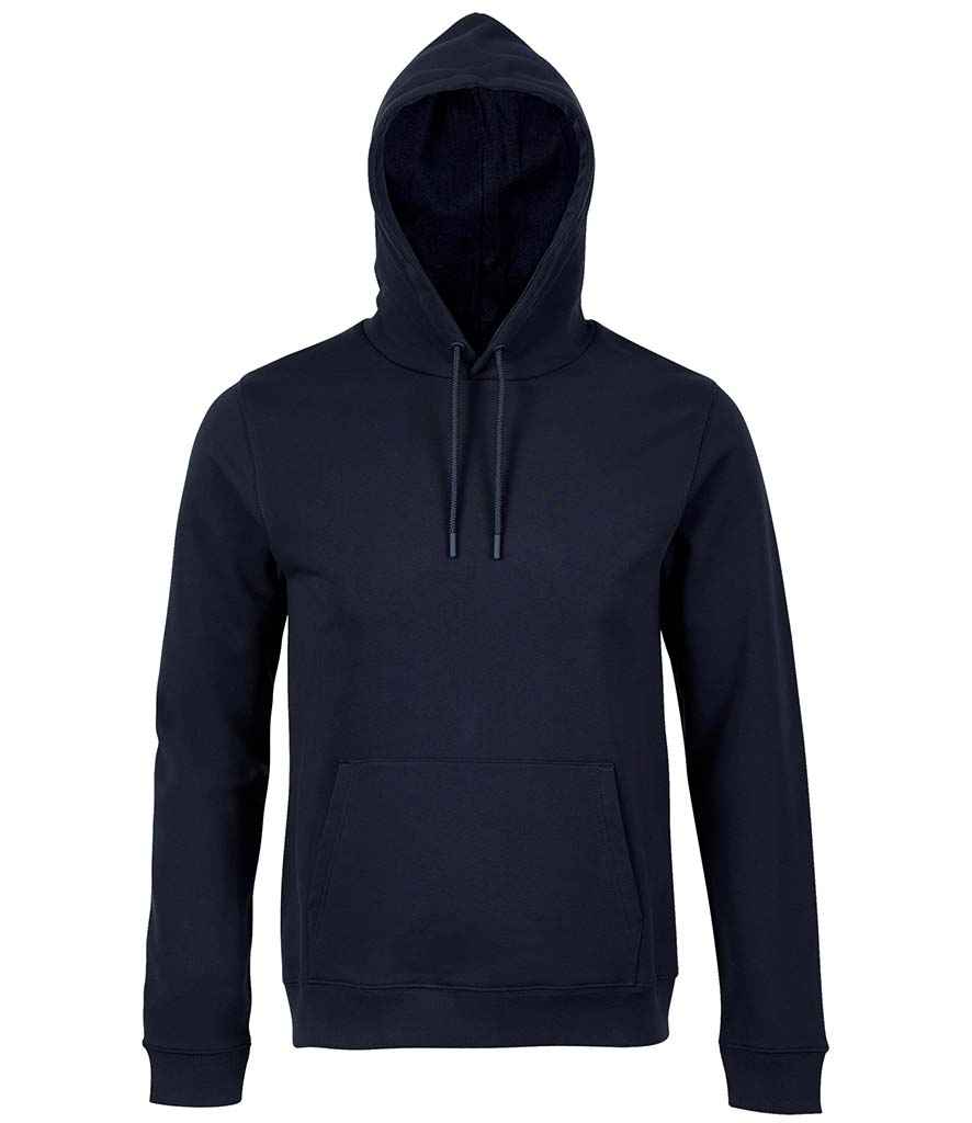 NEOBLU Nicholas French Terry Hoodie in Night Blue, front view