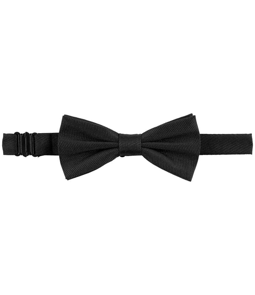 NEOBLU Teddy Bow Tie in Deep Black, front view