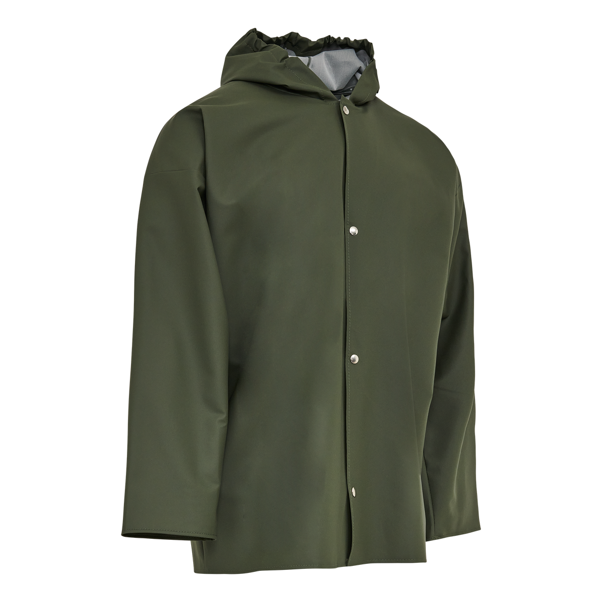 ELKA Rainwear Jacket in Olive, front view