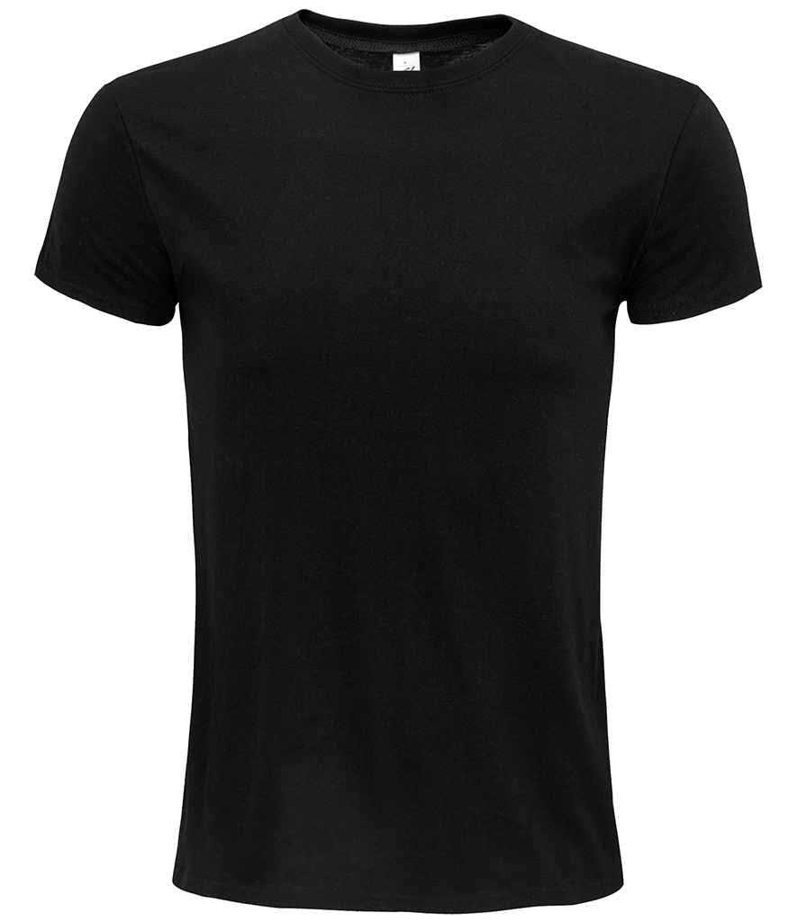 SOL'S Unisex Epic Organic T-Shirt in Deep Black, front view