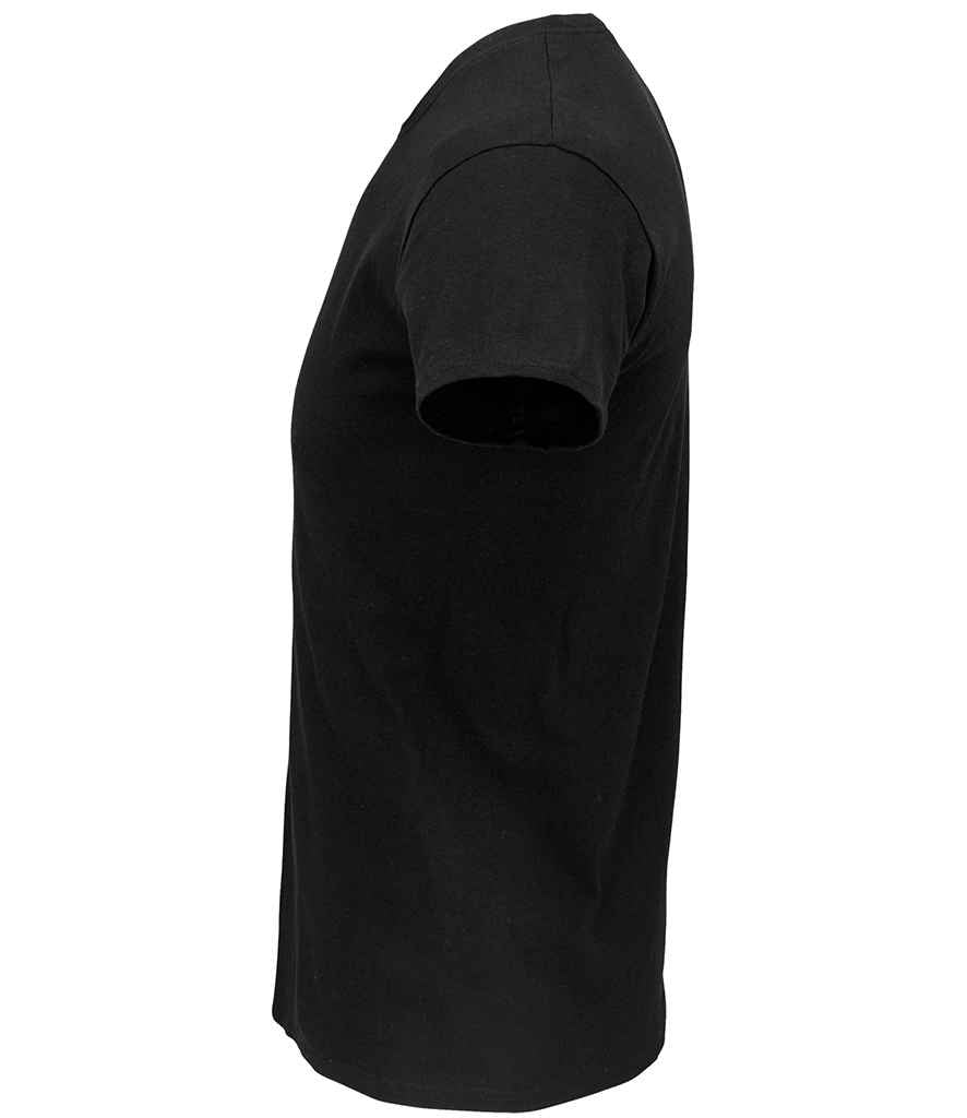 SOL'S Unisex Epic Organic T-Shirt in Deep Black, side view