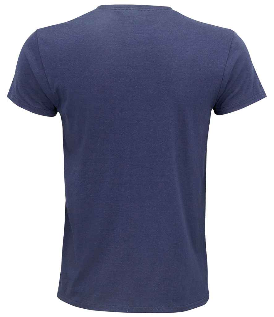 SOL'S Unisex Epic Organic T-Shirt in French Navy, back view