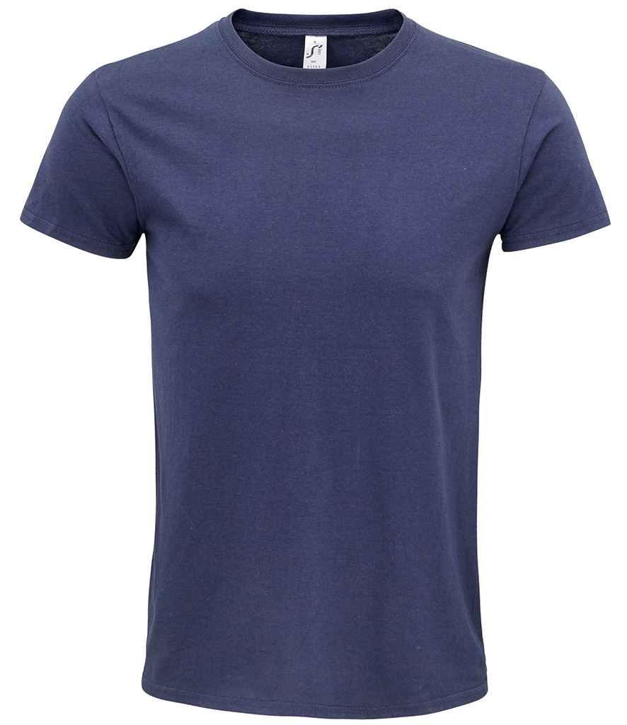 SOL'S Unisex Epic Organic T-Shirt in French Navy, front view