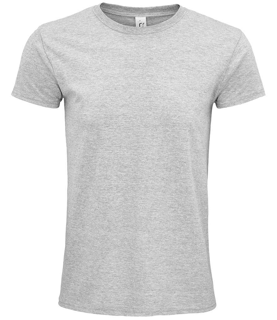 SOL'S Unisex Epic Organic T-Shirt in Grey Marl, front view