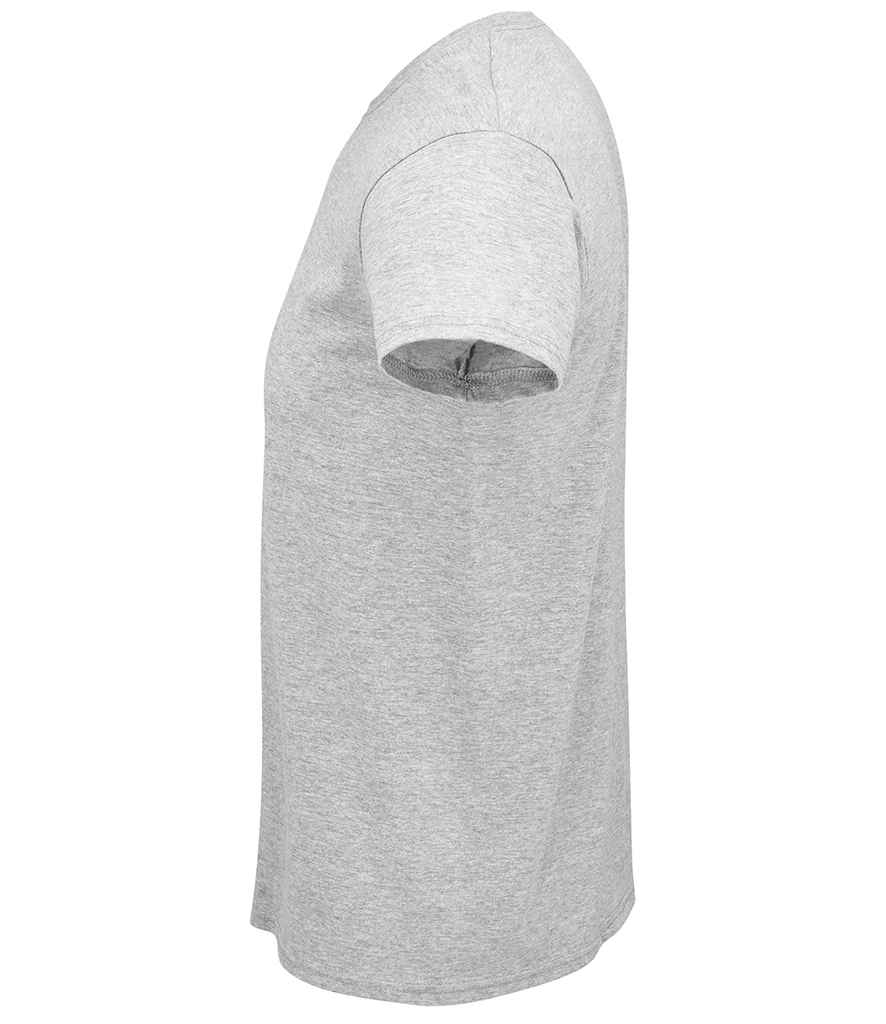 SOL'S Unisex Epic Organic T-Shirt in Grey Marl, side view