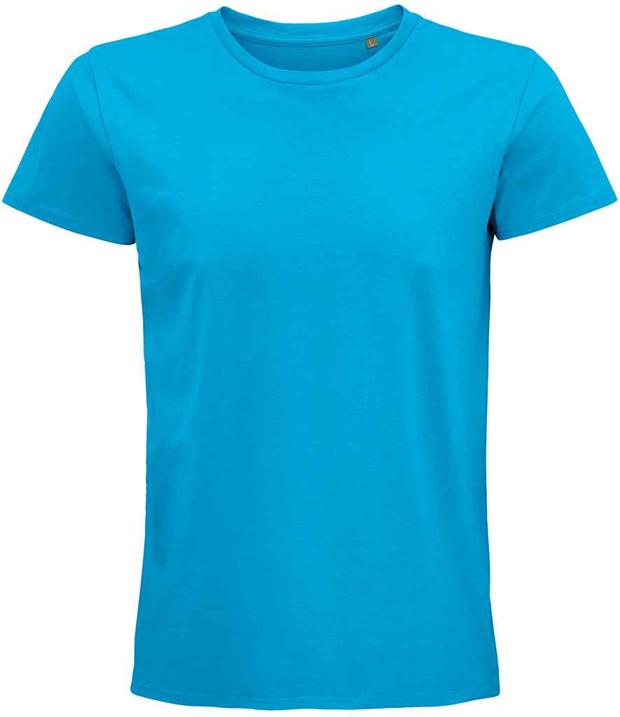 SOL'S Pioneer Organic T-Shirt in Aqua, front view