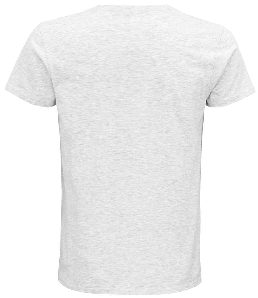 SOL'S Pioneer Organic T-Shirt in Ash, back view