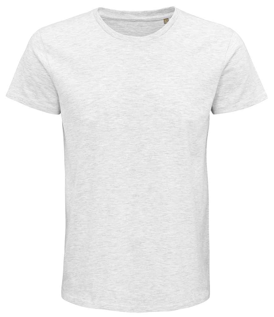 SOL'S Pioneer Organic T-Shirt in Ash, front view