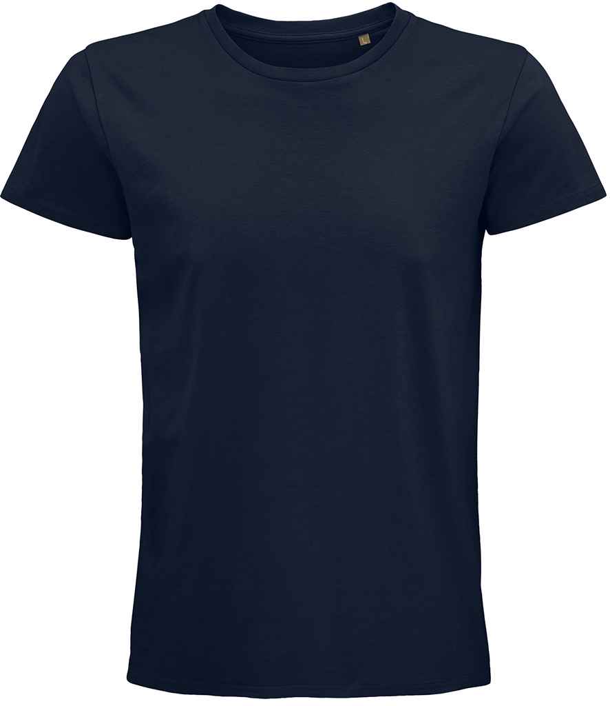 SOL'S Pioneer Organic T-Shirt in French Navy, front view