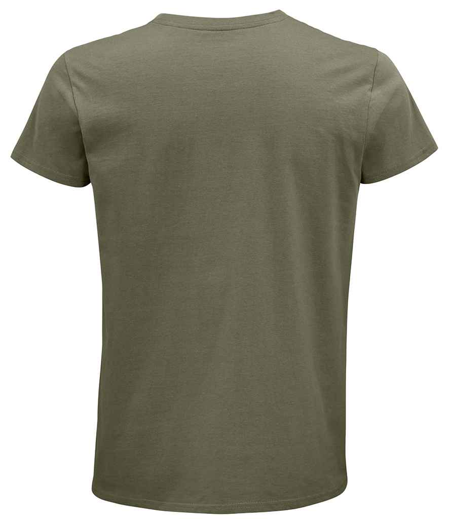 SOL'S Pioneer Organic T-Shirt in Khaki, back view