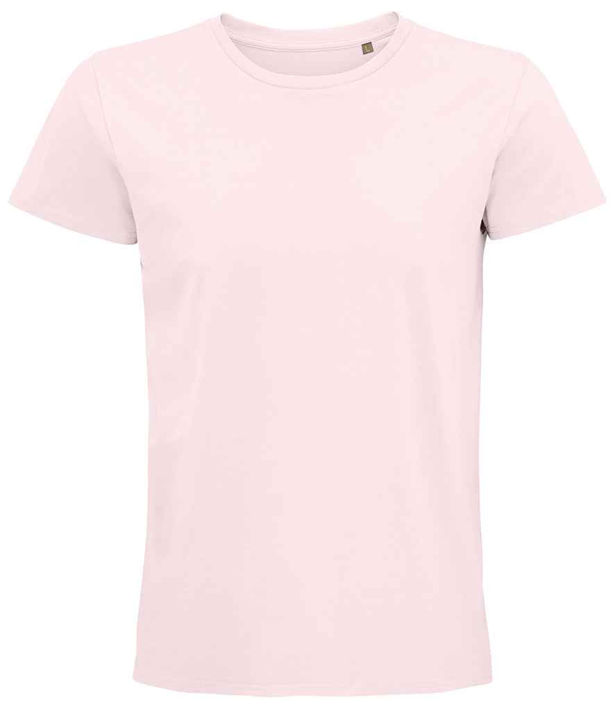 SOL'S Pioneer Organic T-Shirt in Pale Pink, front view