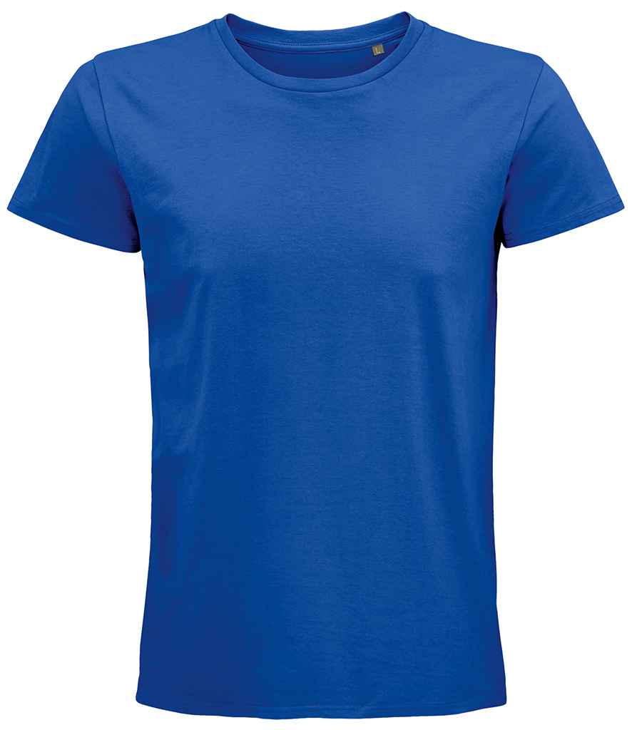SOL'S Pioneer Organic T-Shirt in Royal Blue, front view