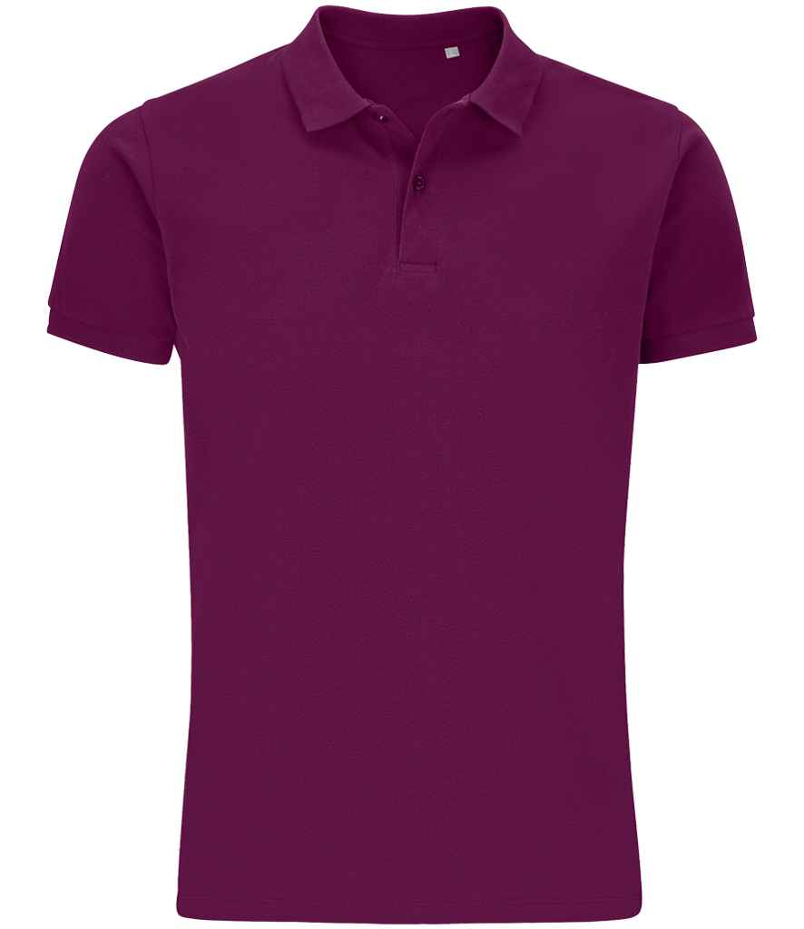 SOL'S Planet Organic Piqué Polo Shirt in Astral Purple, front view