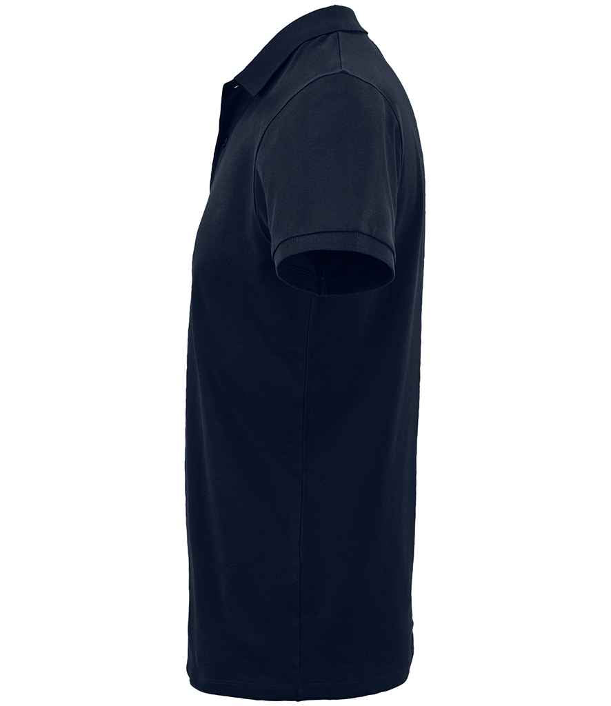 SOL'S Planet Organic Piqué Polo Shirt in French Navy, side view