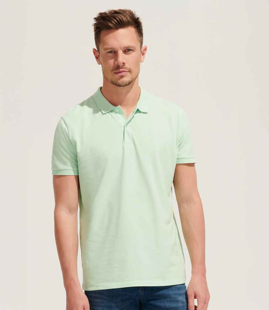 SOL'S Planet Organic Piqué Polo Shirt in Frozen Green