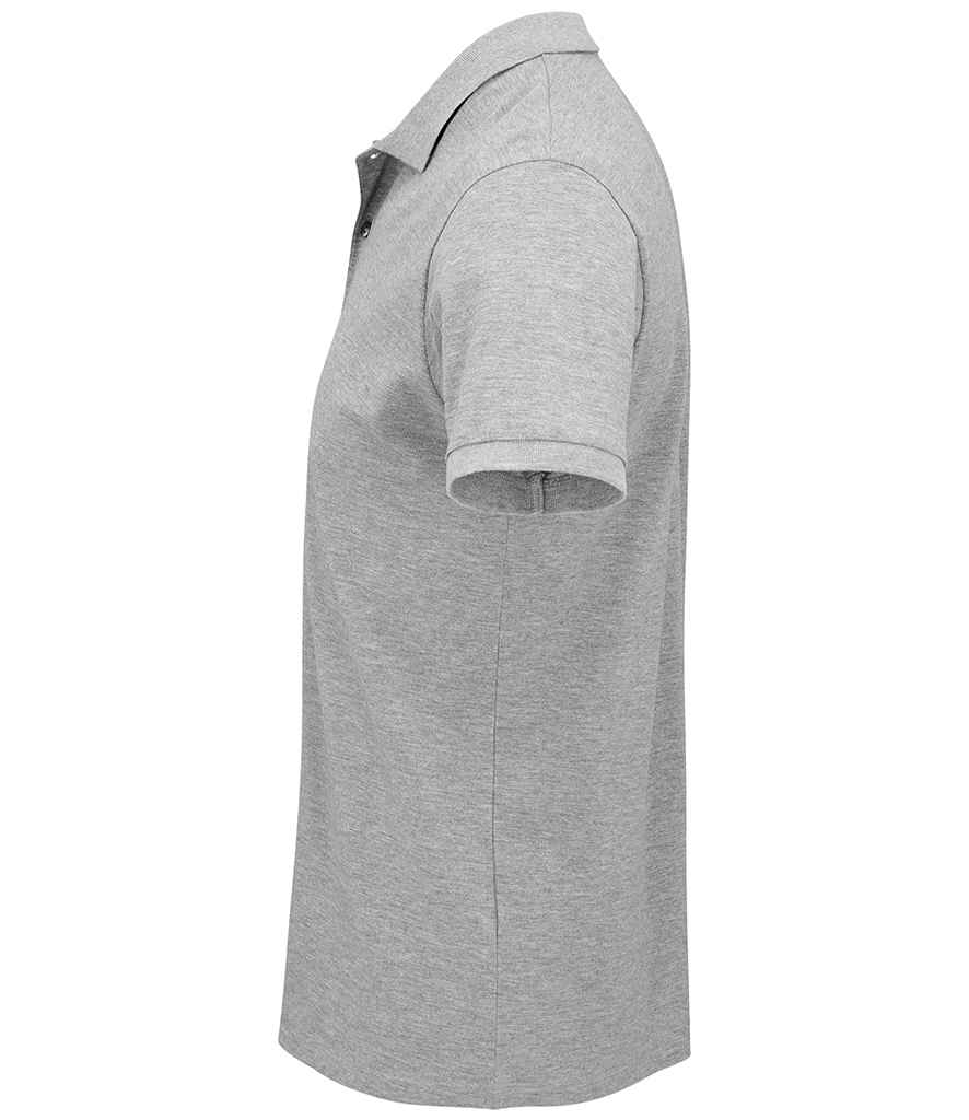 SOL'S Planet Organic Piqué Polo Shirt in Grey Marl, side view