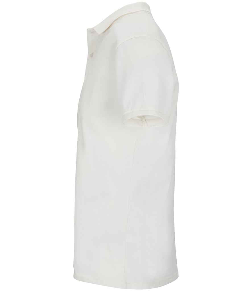 SOL'S Planet Organic Piqué Polo Shirt in Off White, side view